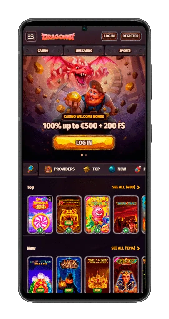 dragonia casino app